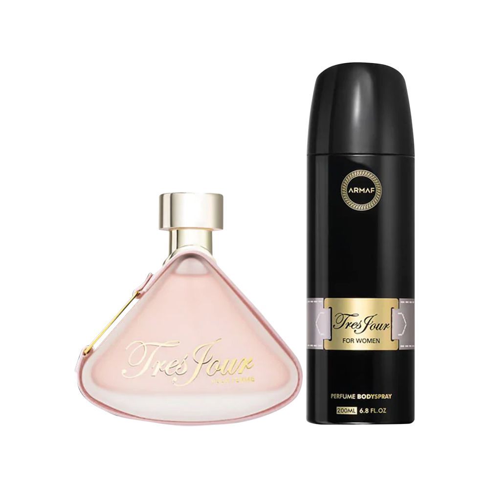 Gift Set Of Armaf Tres Jour Eau De Parfum + Deodorant For Woman