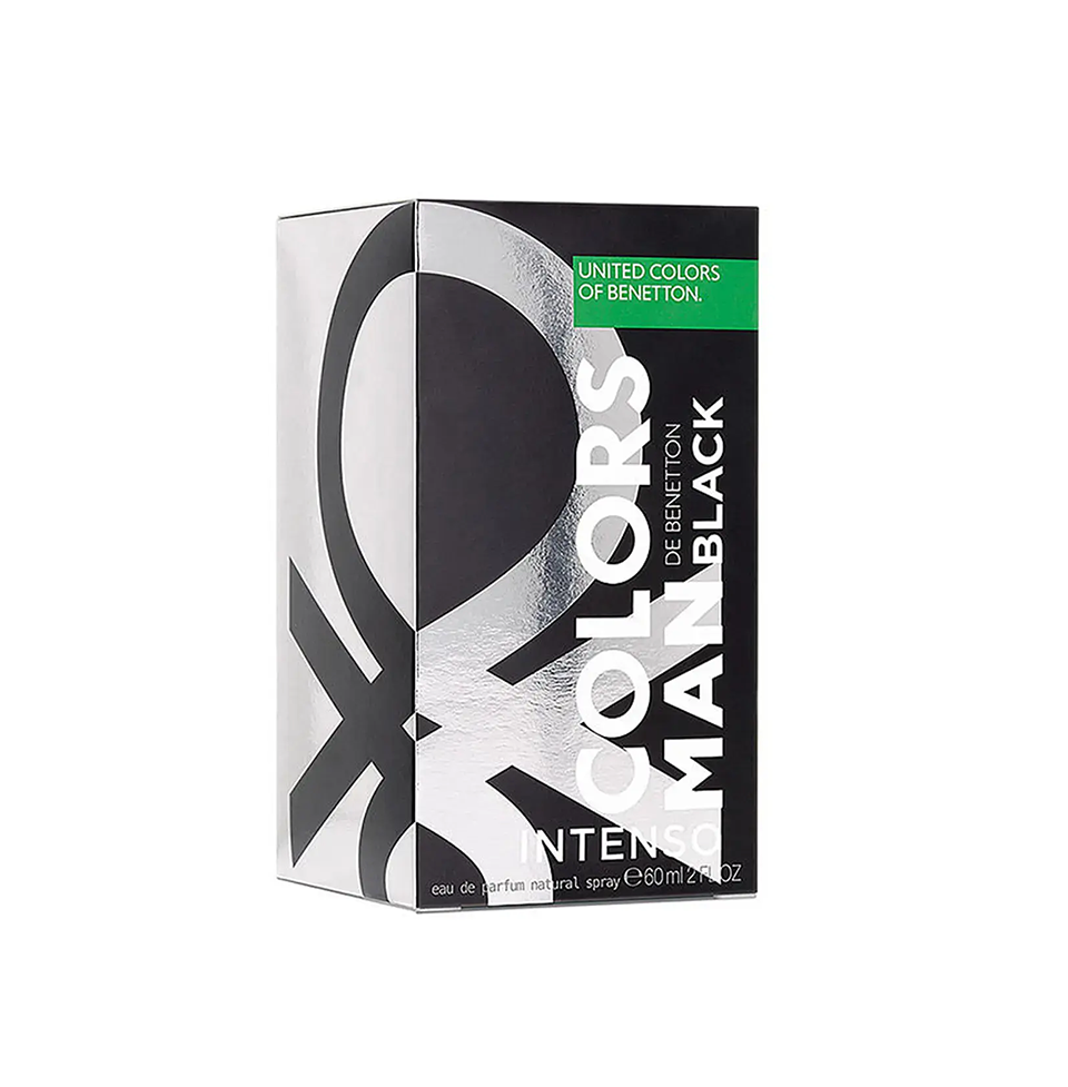 United Colors De Benetton Colors Black Intenso Eau De Toilette 60ml For Man