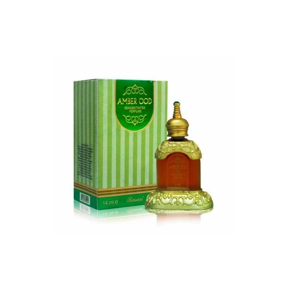 Rasasi Amber Ood Concentrated Perfume Oil for Men & Women 14ml