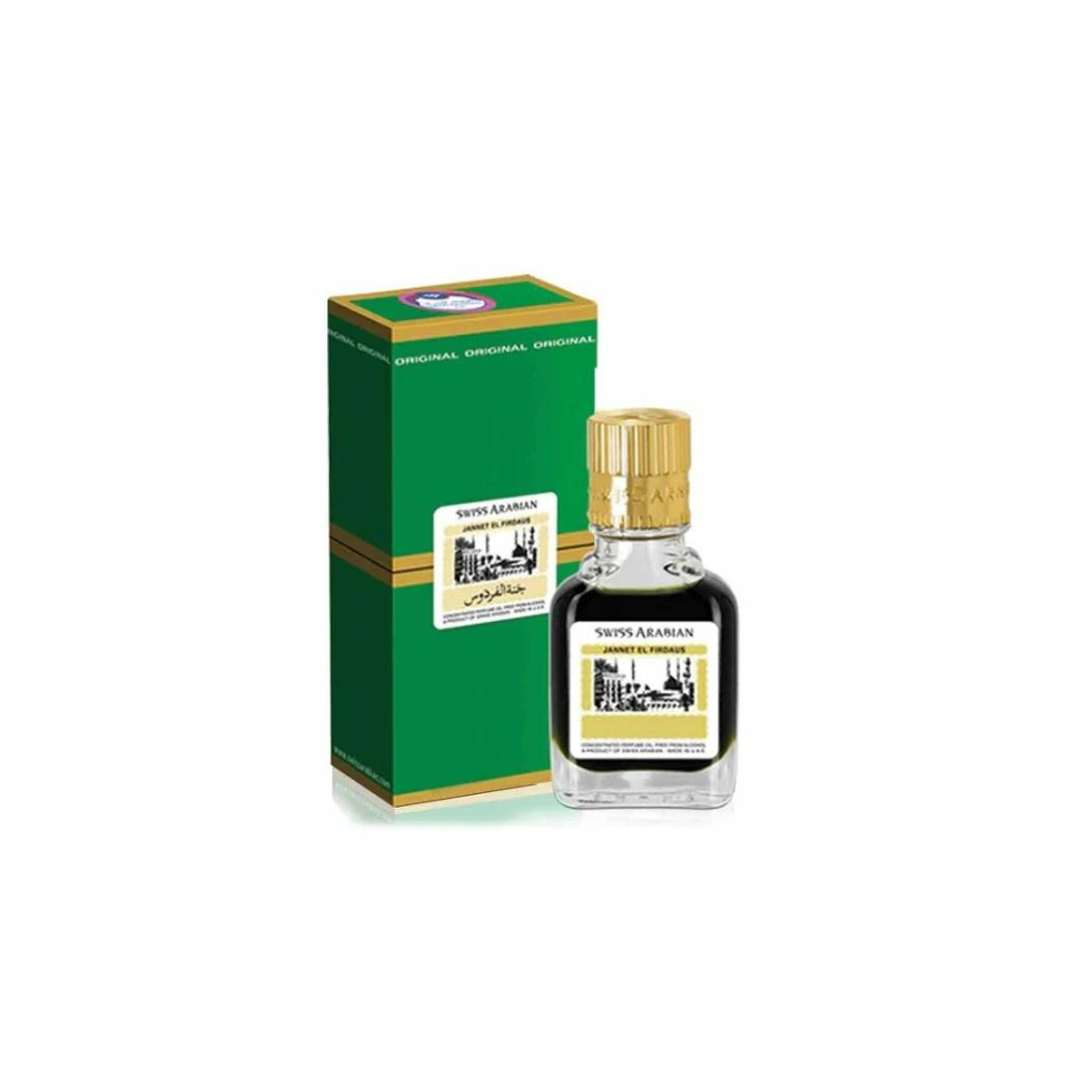 Swiss Arabian Jannet El Firdaus (Green) Concentrated Perfume Oil 9ml For Men & Women