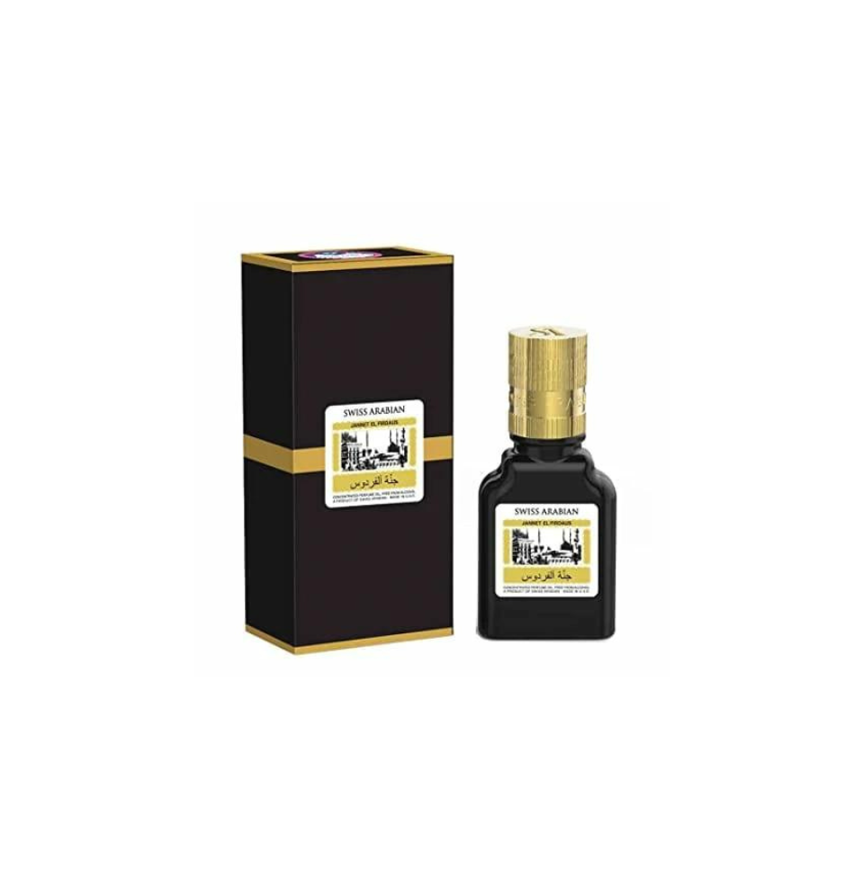 Swiss Arabian Jannet El Firdaus (Black) Concentrated Perfume Oil 9ml For Men & Women