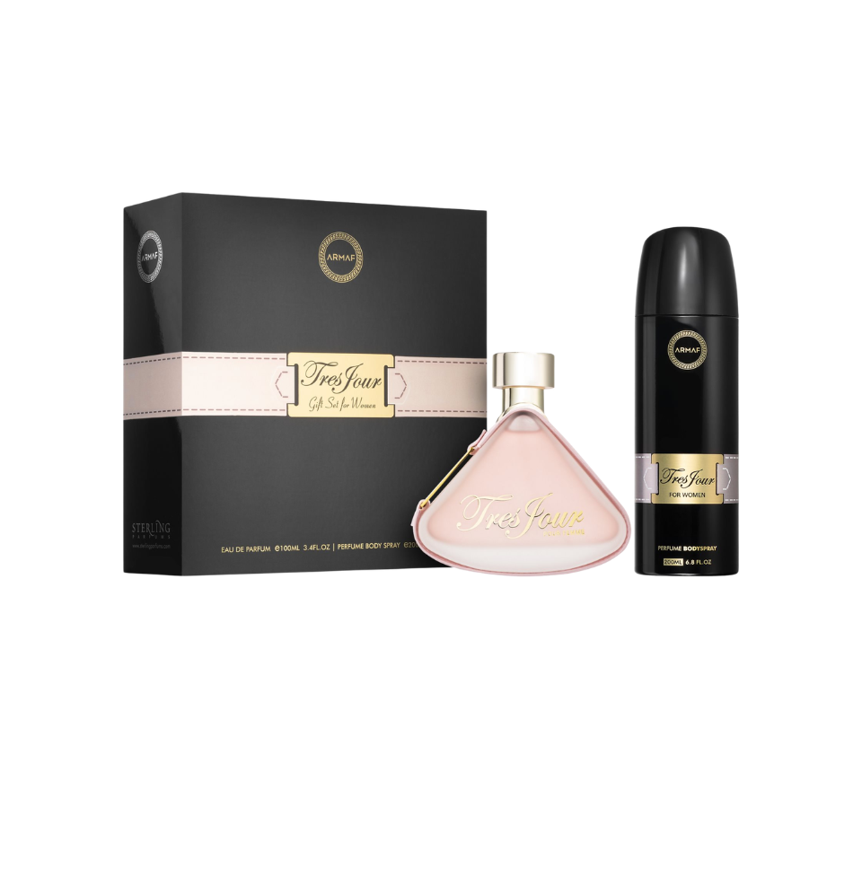 Gift Set Of Armaf Tres Jour Eau De Parfum + Deodorant For Woman