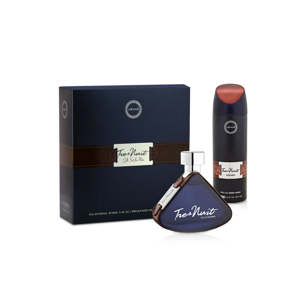 Gift Set Of Armaf Tres Nuit Eau De Parfum + Deodorant For Man