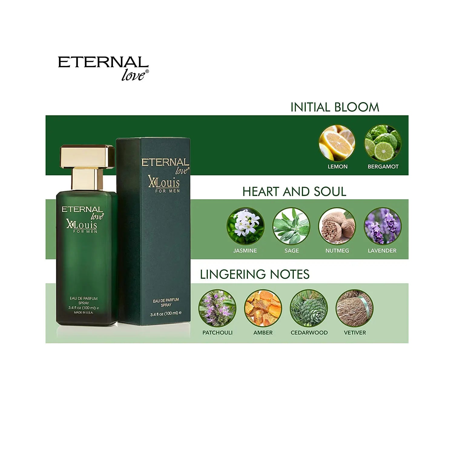 Eternal Love X-Louis Eau De Parfum 100 ml For Men