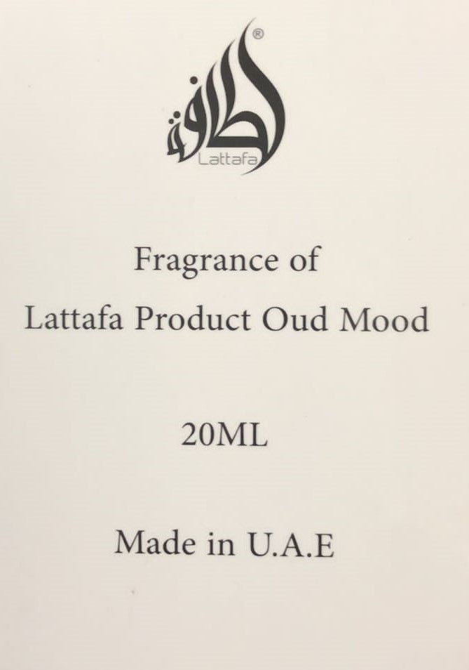 Lattafa Oud Mood Tester Eau De Parfum 20 ml