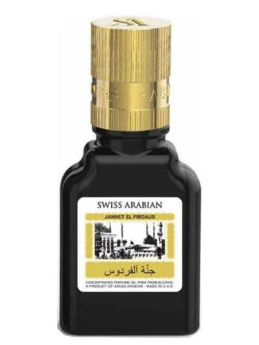 Swiss Arabian Jannet El Firdaus (Black) Concentrated Perfume Oil 9ml For Men & Women