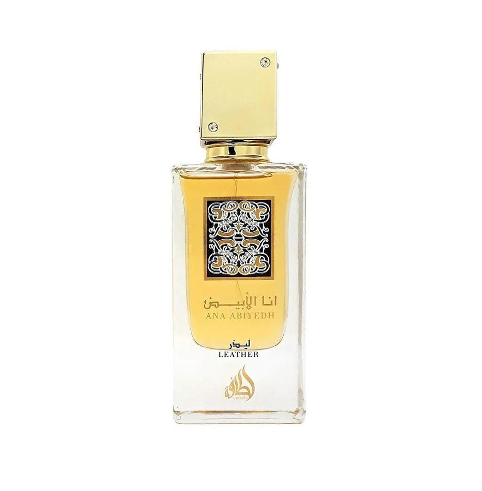 Lattafa i Am White Ana Abiyedh Leather Eau de Parfum 60 ml Unisex .