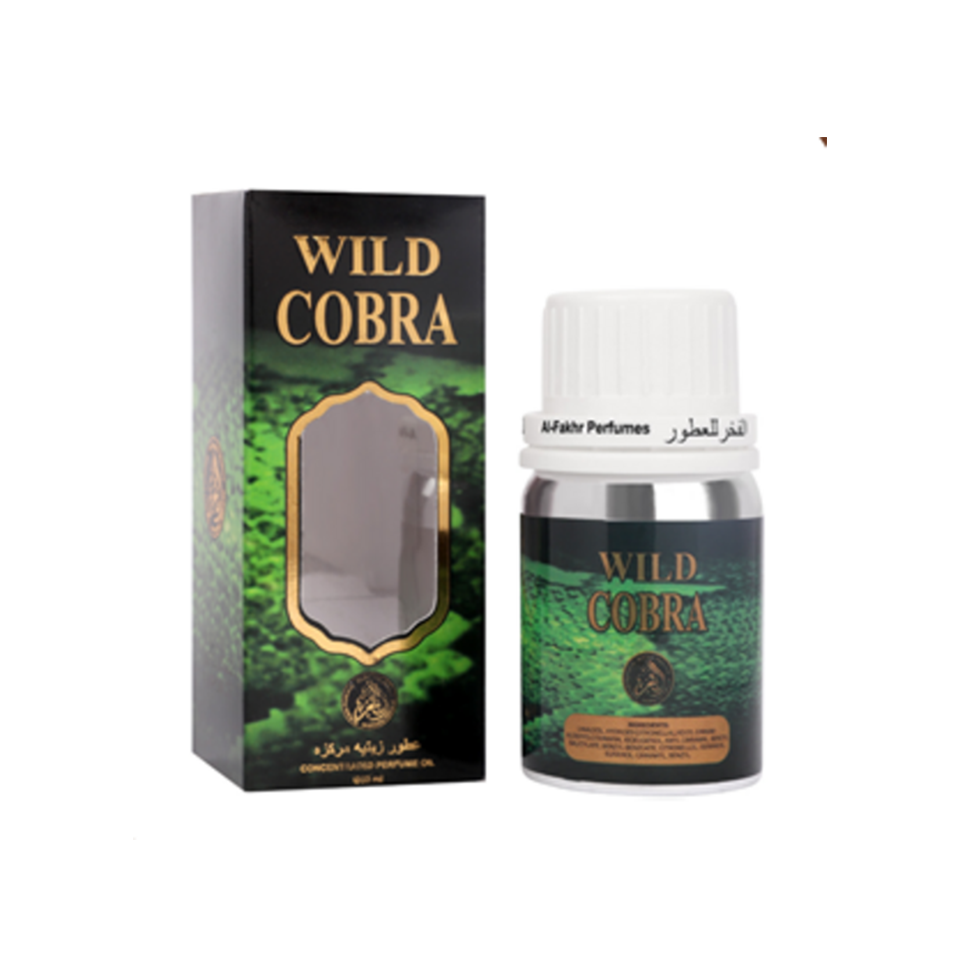 Al-Fakhr Wild Cobra Concentrated Perfume 50ml Oil For Men