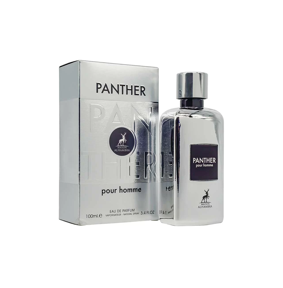 Maison Alhambra Panther Pour Homme Eau De Parfum For Men 100ml 3.4 FL. Oz