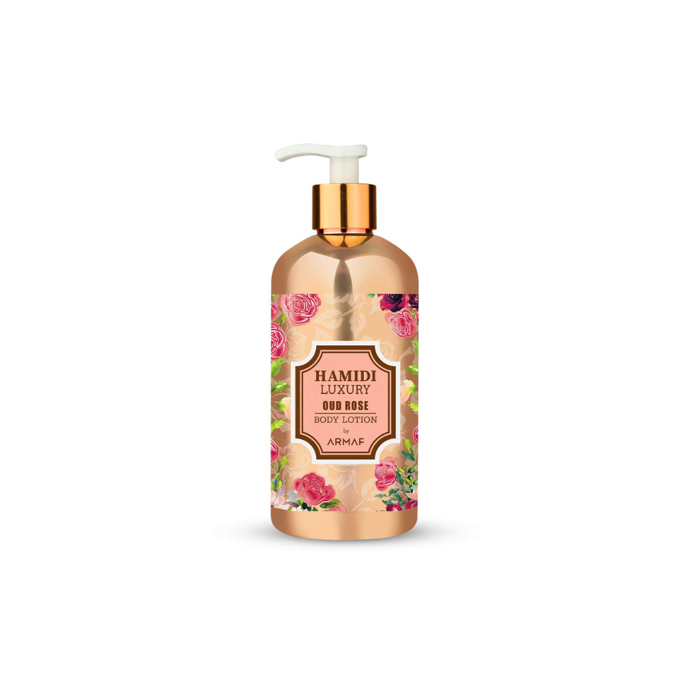 Hamidi Luxury Oud Rose Body Lotion 500ml For Men & Women