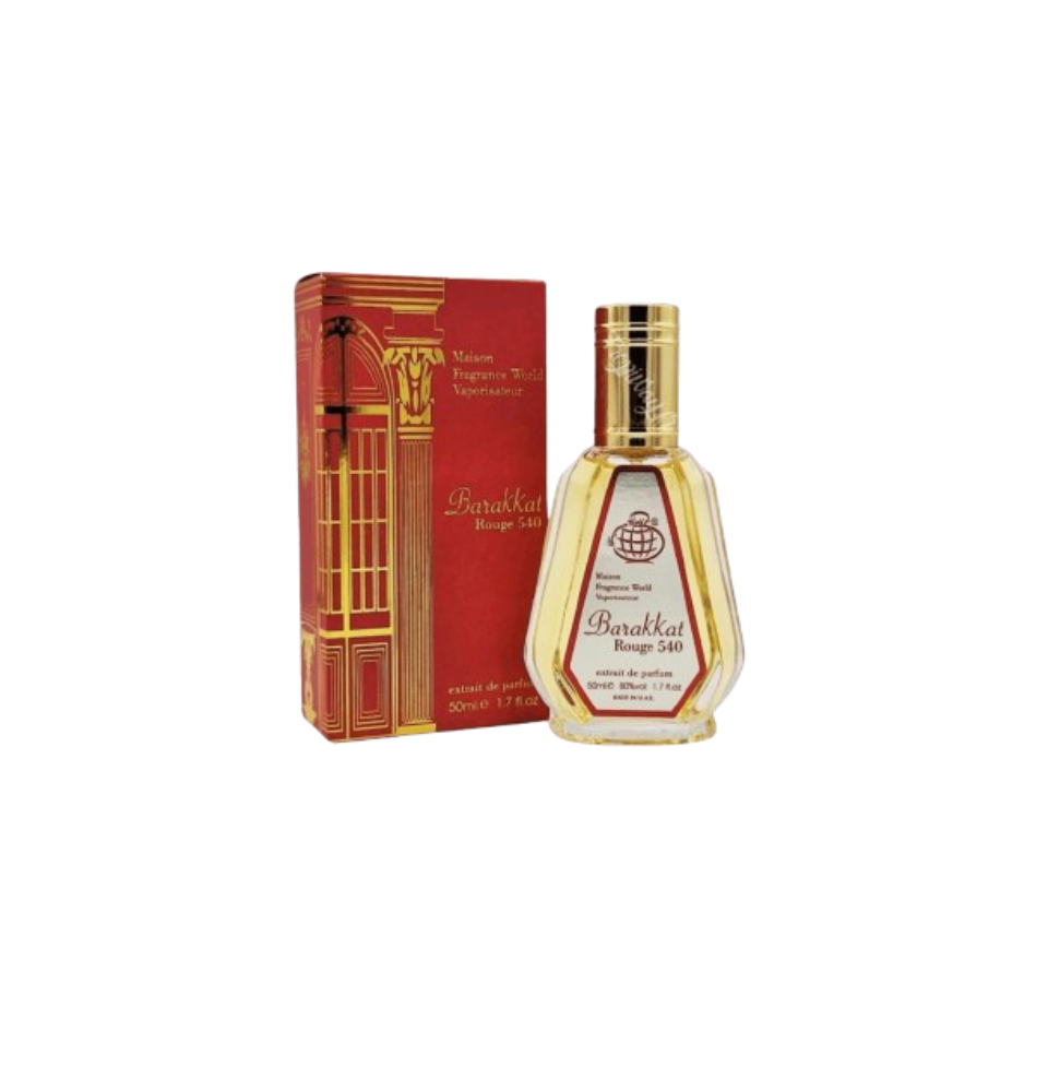 Fragrance World Barakkat Rouge 540 (Red)Extrait De Parfum 50ml For Man & Woman