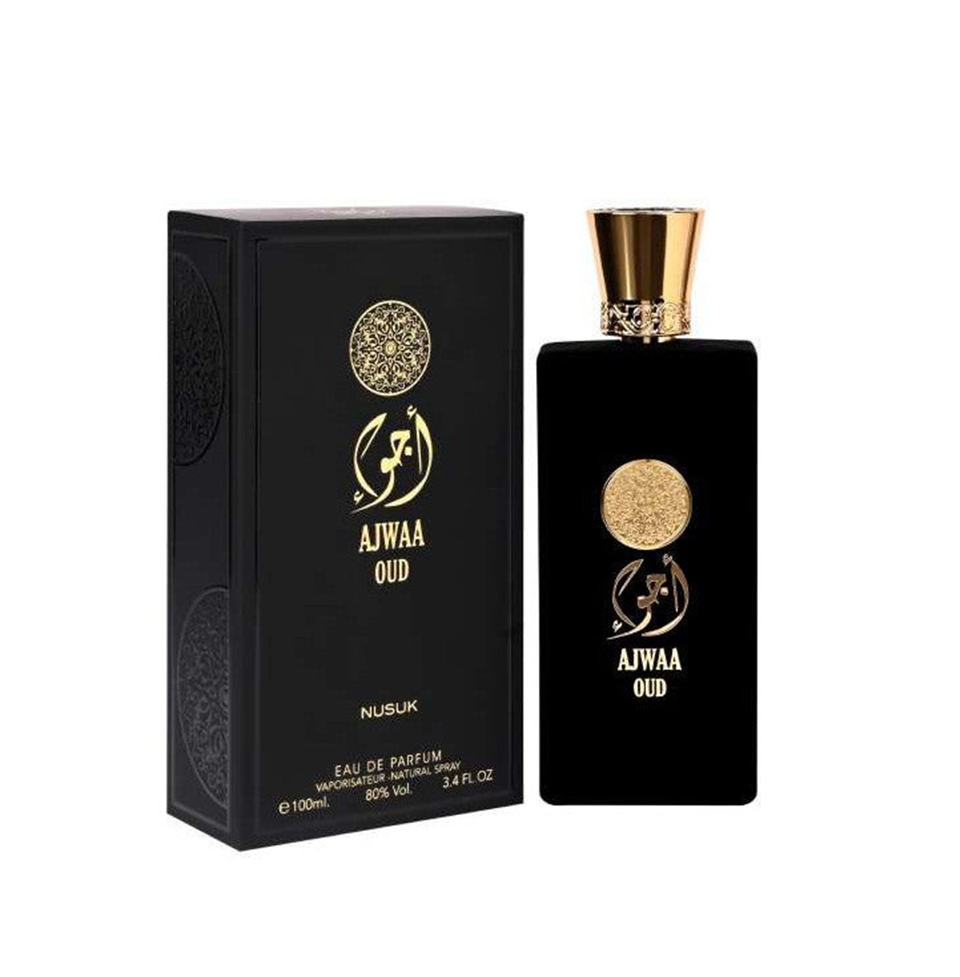 Rihanah Ajwaa Oud Black Eau De Parfum For Men & Women 100ml