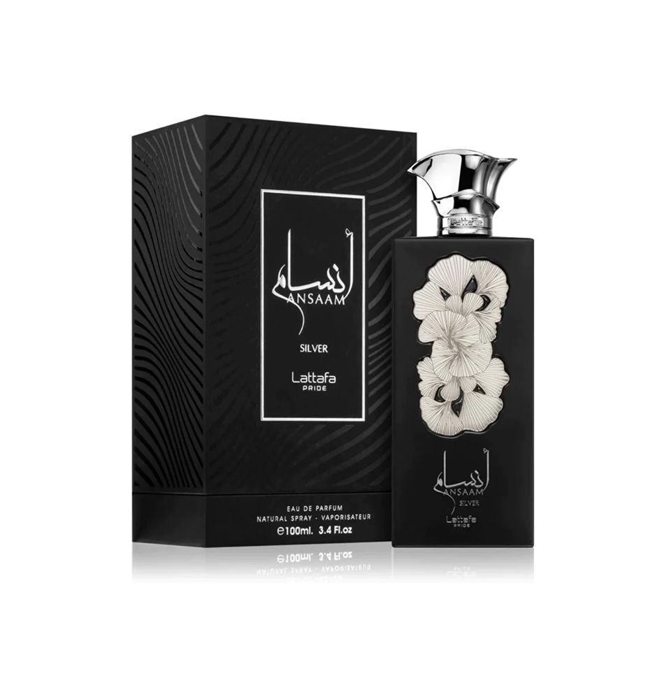 Lattafa Pride Ansaam Silver Eau De Parfum 100ml For Men & Women