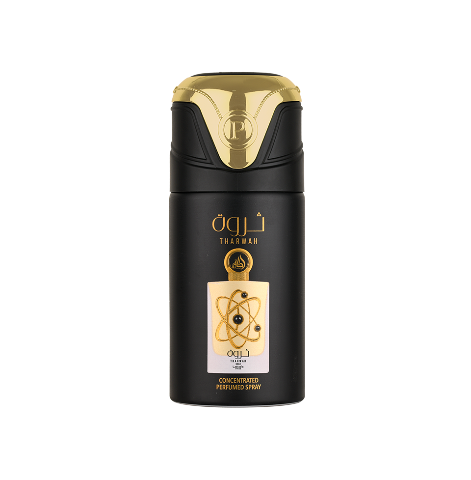 Lattafa Pride Tharwah GOLD Deodorant Body Spray for Unisex 250ml