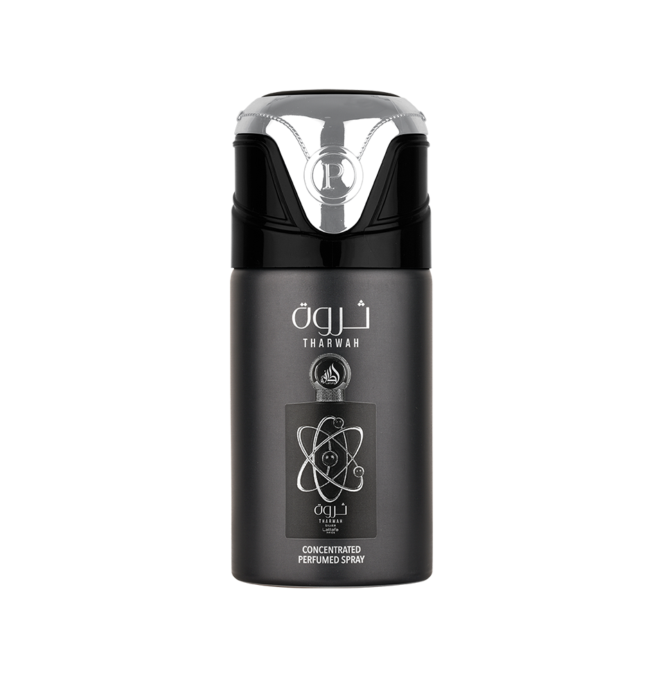 Lattafa Pride Tharwah Silver Deodorant Body Spray for Unisex 250ml