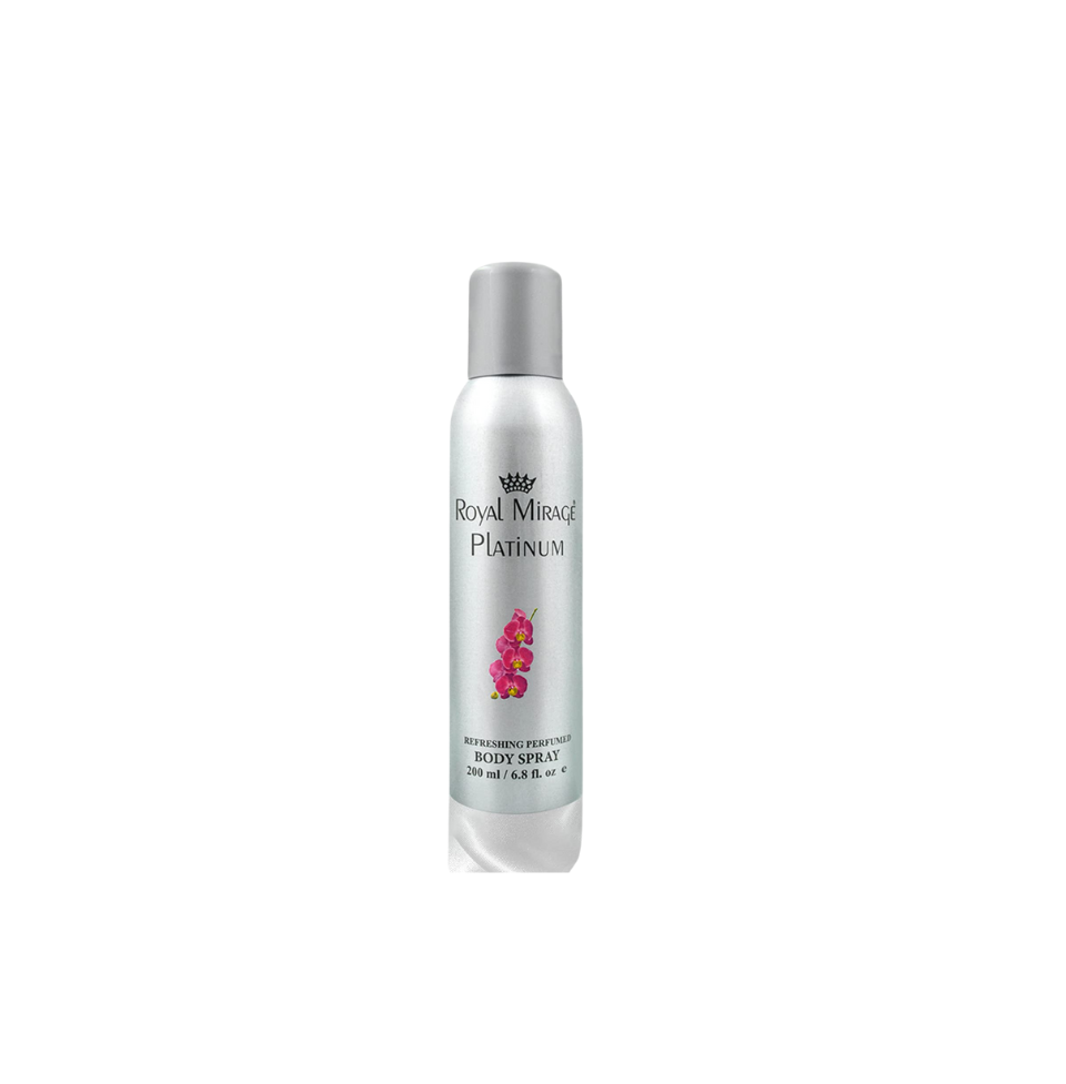 Royal Mirage Platinum Body Deodorant Spray 200ml For Women