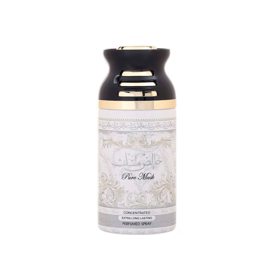 Lattafa Pure Musk Concentrated Perfumed Deodorant Spray 250 ml