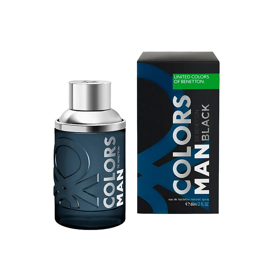 United Colors De Benetton Colors Black Eau De Toilette 60ml For Man
