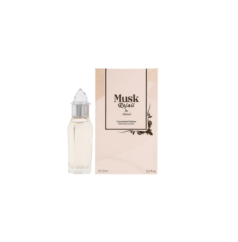 Ahmed Al Maghribi Musk Rejali Concentrated Perfume Oil (Attar) 12ml For Man & Woman