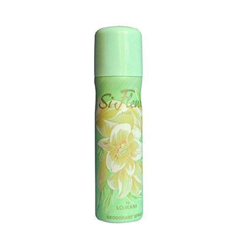 Pack of 5 Lomani Si Fleuri Deodrant 150ml Spray For Women