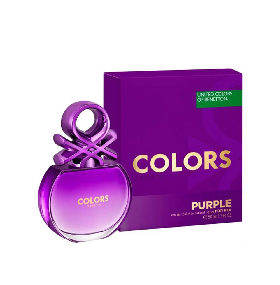 United Colors De Benetton Purple Eau De Toilette 50ml for Women
