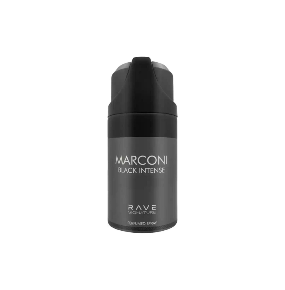 Rave Marconi Black Intense Deodorant Spray 250ml For Men & Women