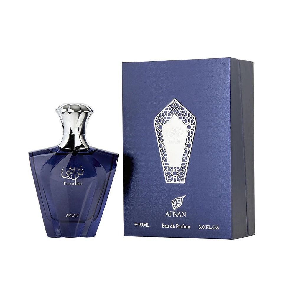 Afnan Turathi Blue by Afnan Perfumes Eau de Parfum Spray 3 oz