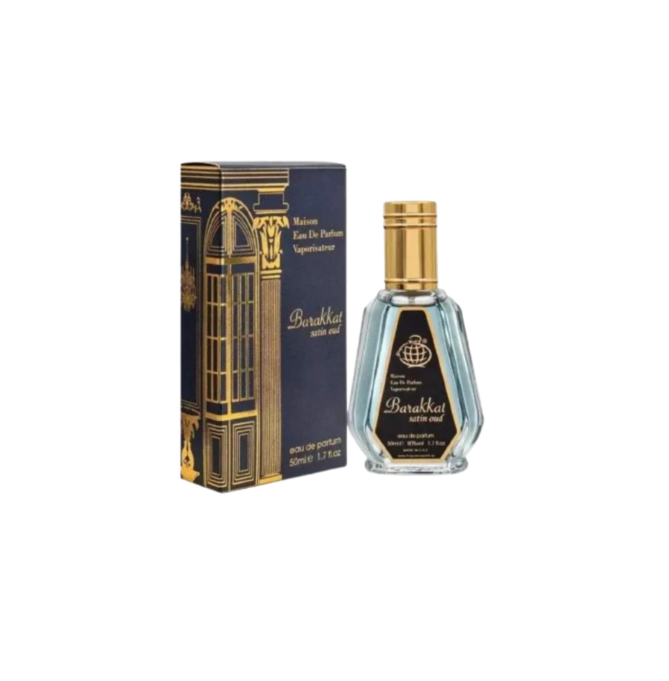 Fragrance World Barakkat Satin Oud Eau De Parfum 50ml For Man & Woman
