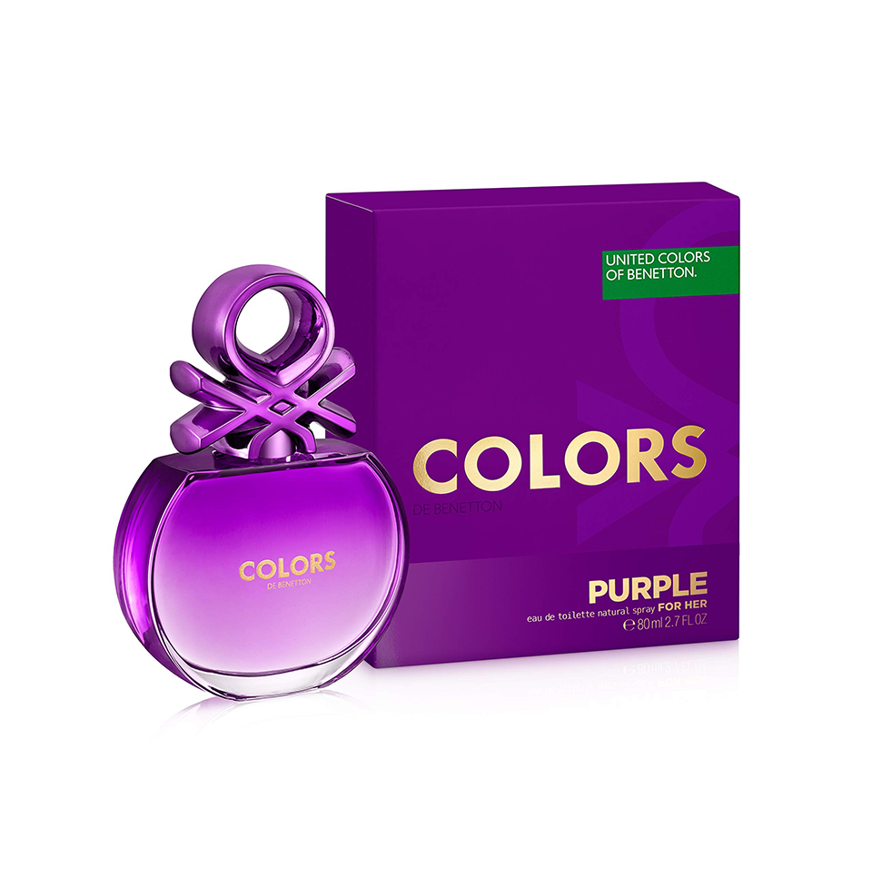 United Colors De Benetton Purple Eau De Toilette 80ml for Women