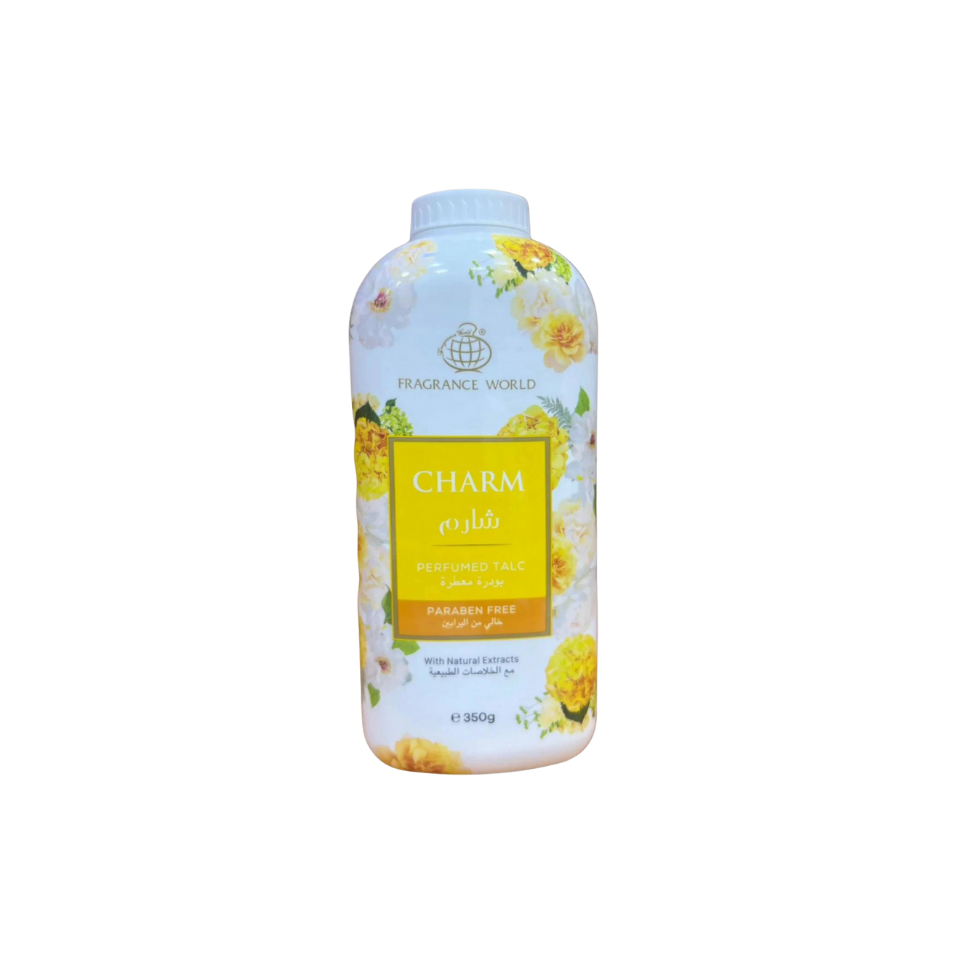 Fragrance World Charm Perfumed Talc 350GM