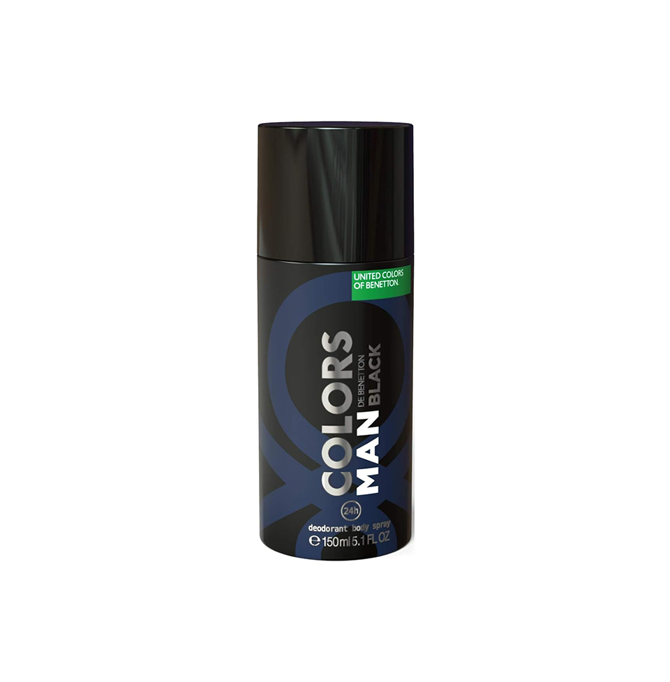 United Colors De Benetton Colors Black Deodorant Spray For Man 150ml