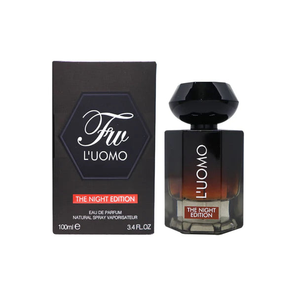 Fragrance World L'Uomo The Night Edition Eau De Parfum 100ml For Men