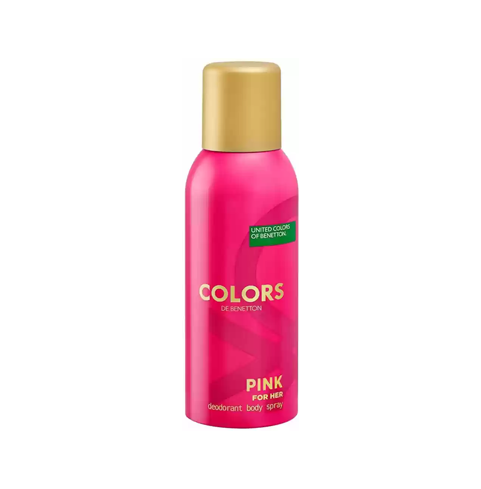 United Colors de Benetton Pink Deodorant Spray 150ml for Women