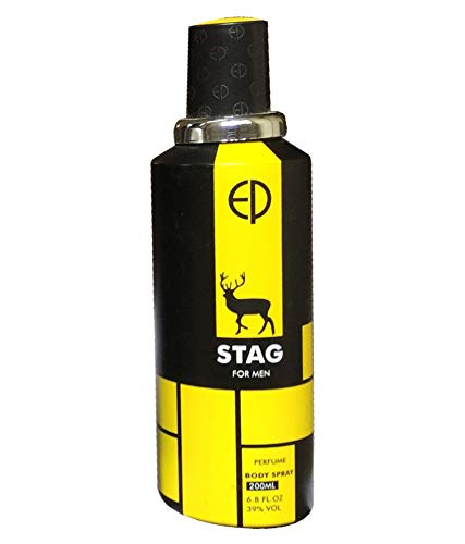 Estiara Stag Yellow Deodorant Spray 200ml For Men