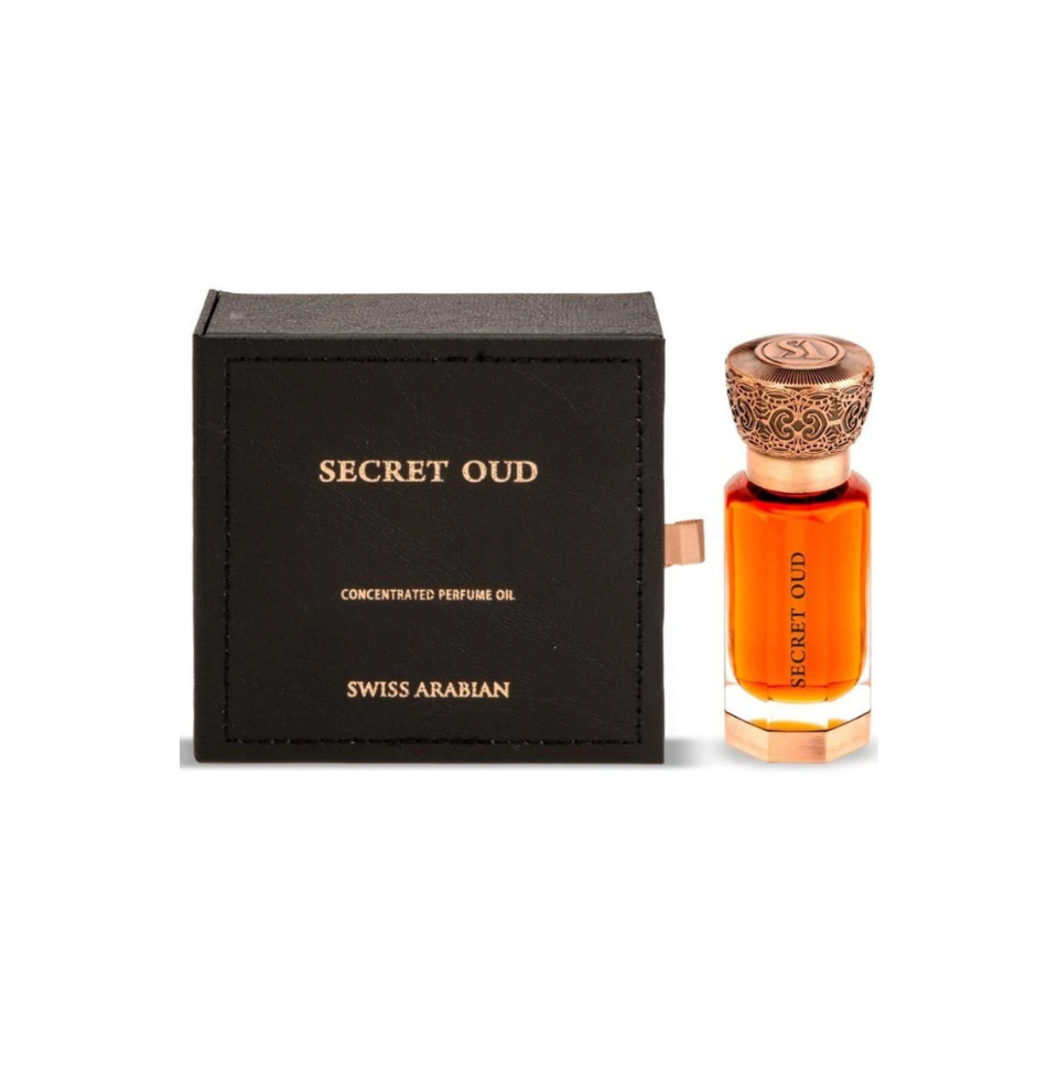 Swiss Arabian Secret Oud Concentrated Perfume Oil (Attar) 12ml For Men & Women