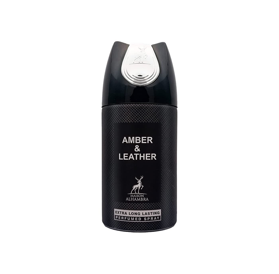 Maison Alhambra Amber & Leather Deodorant 200 Ml For Men