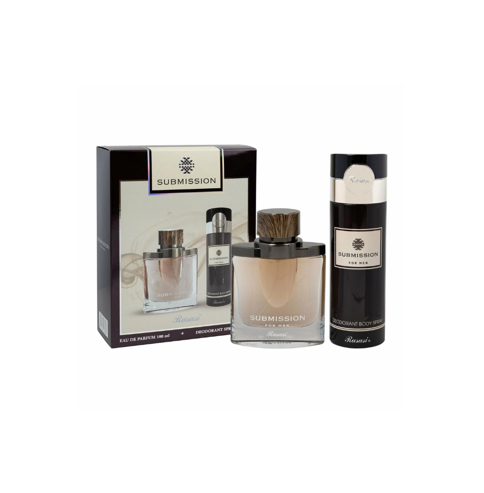 Rasasi Submisson Eau De Parfum 100ml For Men Gift Set