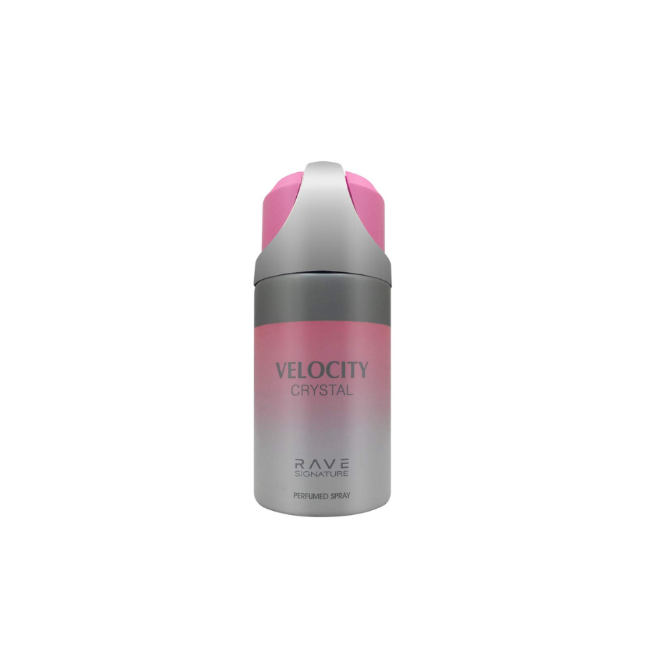 Rave Velocity Crystal Deodorant Spray 250ml For Men & Women