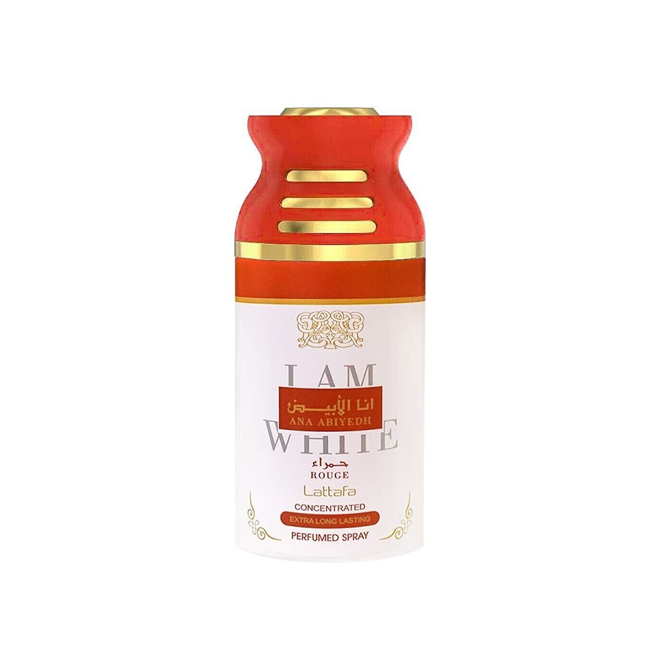 Lattafa Ana Abiyedh I am White Rouge Deodorant Body Spray for Unisex 250ml