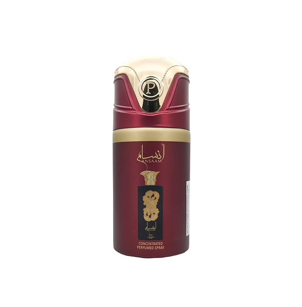 Lattafa Ansaam Deodorant Oud & Musk Long Lasting body spray Fragrances 250ml