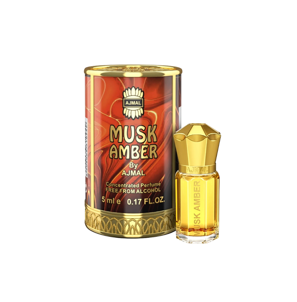 Ajmal Musk Amber Concentrated Perfume Oil 5ml For Women