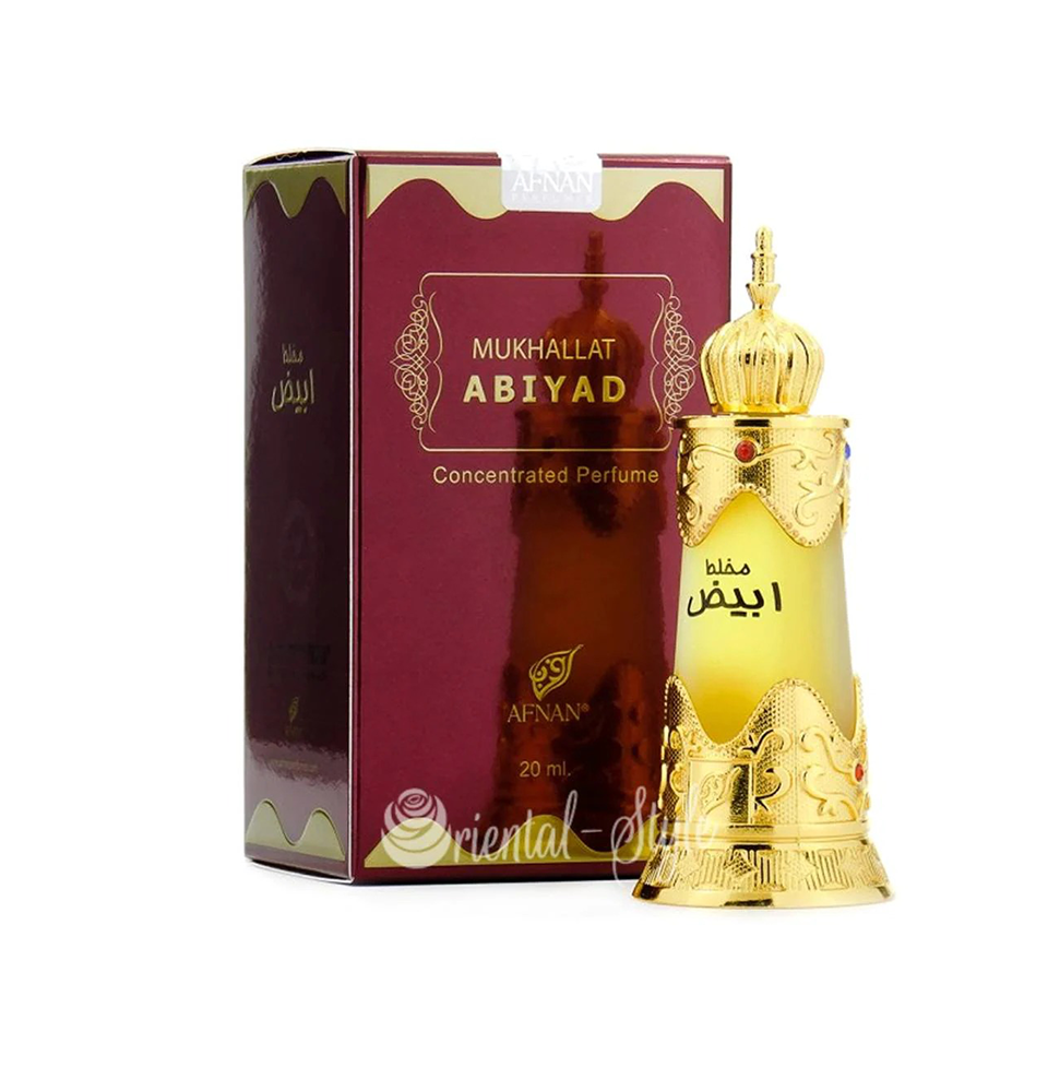 Afnan Mukhallat Abiyad Concentrated Perfume Oil  Unisex 20ml