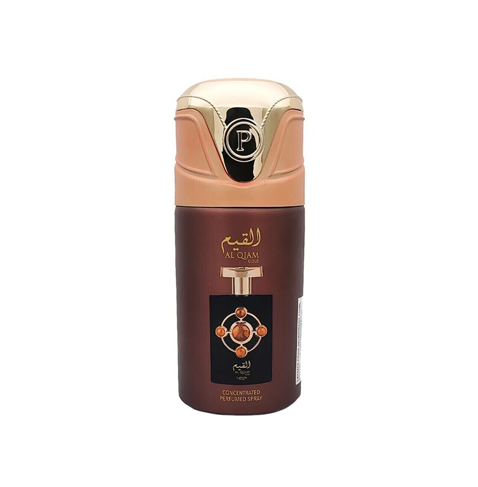 Lattafa Pride Al Qiam Gold Deodorant Body Spray for Unisex 250ml