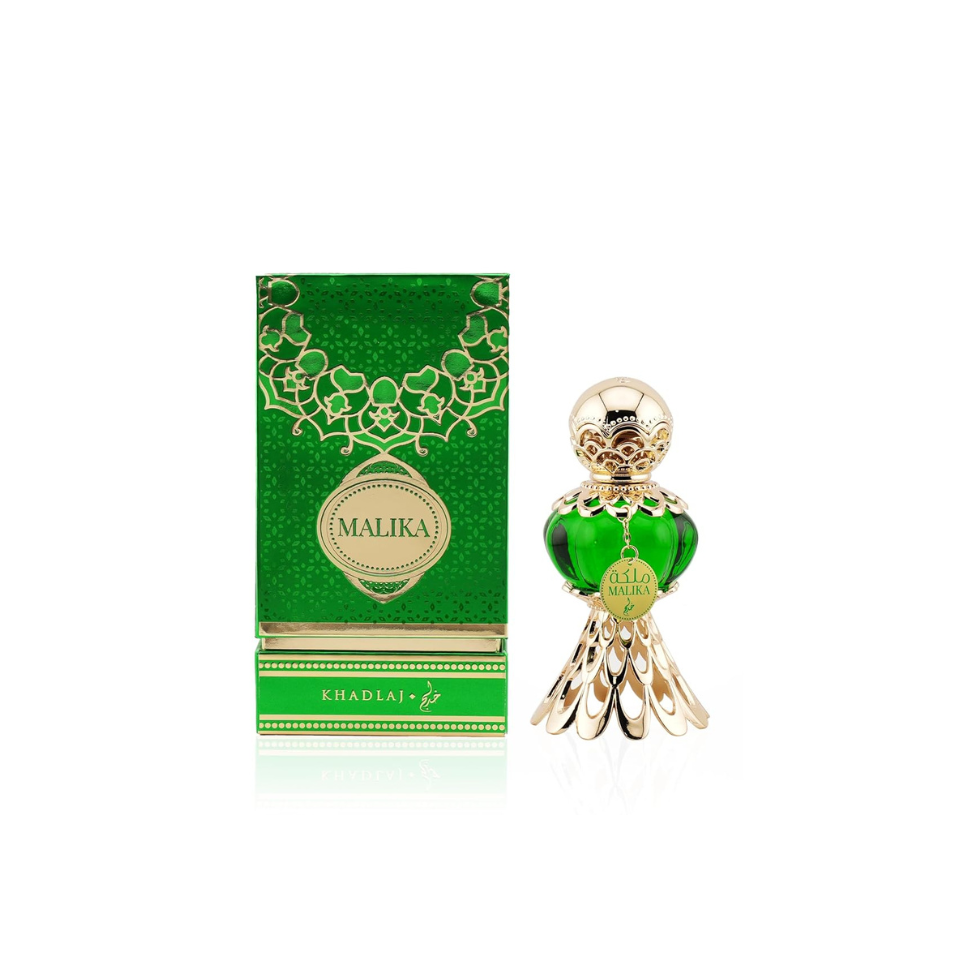 Khadlaj Malika Green Concentrated Perfume Oil (Attar) 20ml For Men & Women