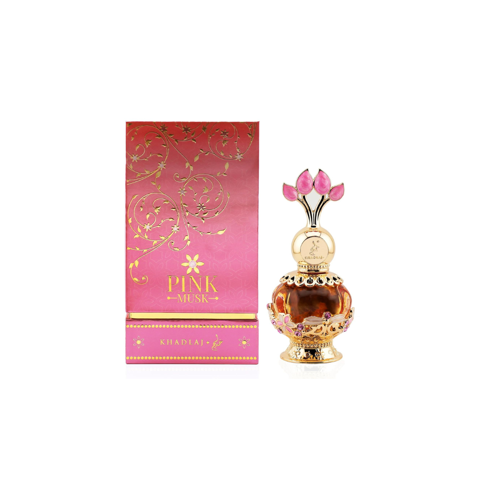 Khadlaj Pink Musk Concentrated Perfume Oil (Attar) 20ml For Women