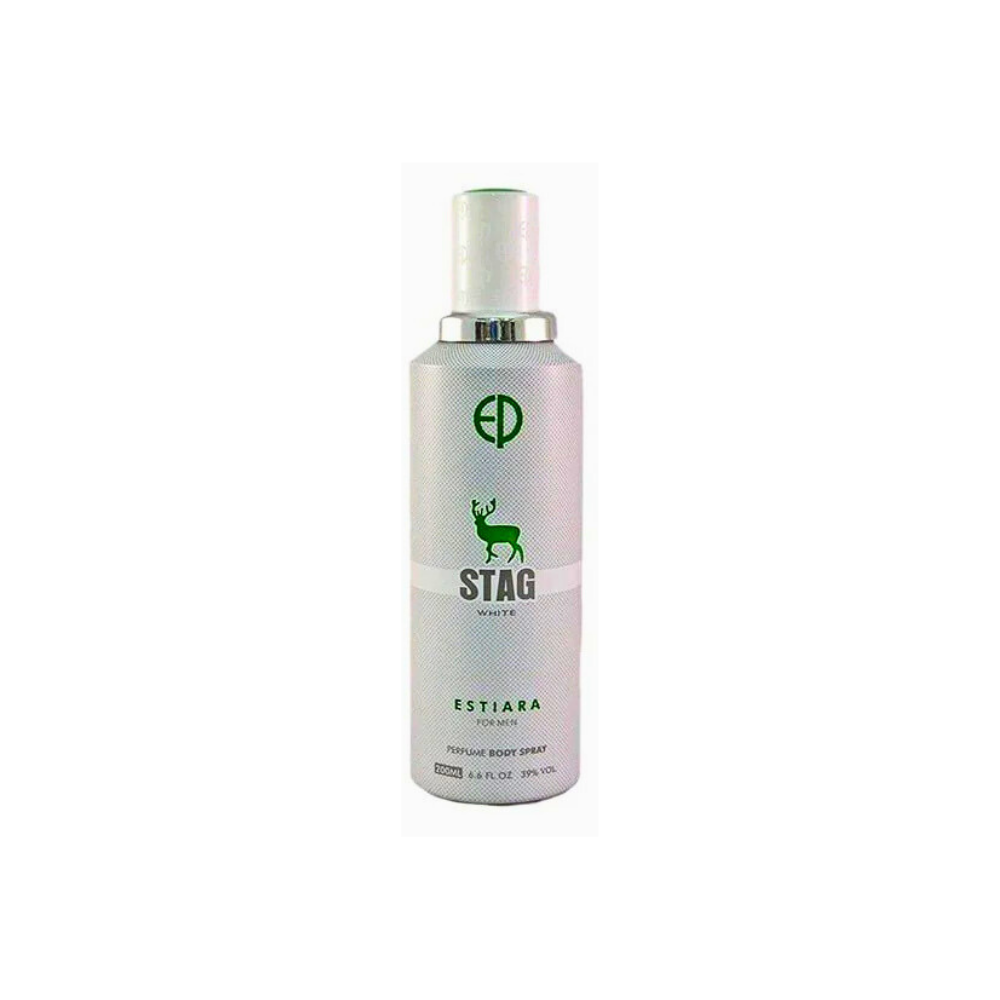 Estiara Stag White Deodorant Spray 200ml For Men