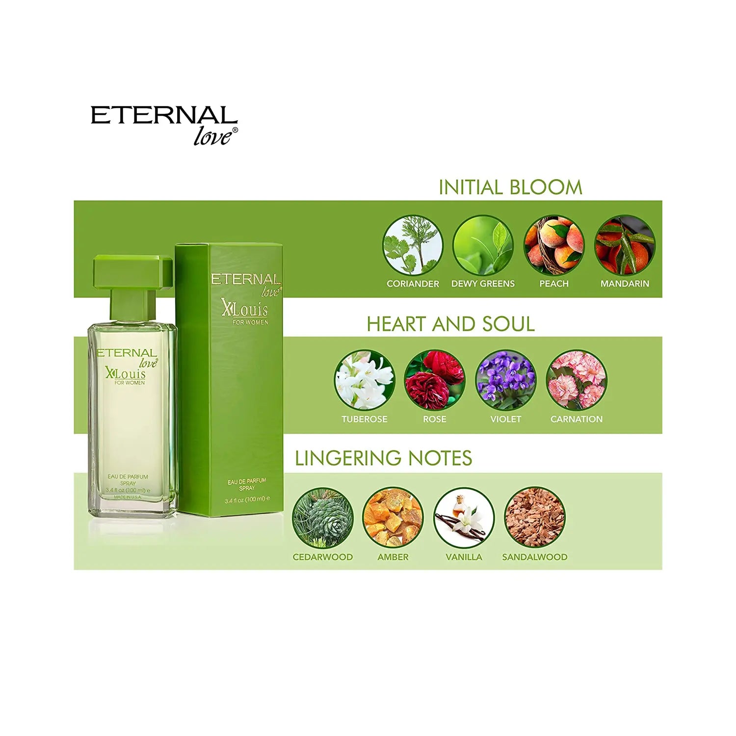 Eternal Love X-Louis Eau De Parfum 100 ml For Women