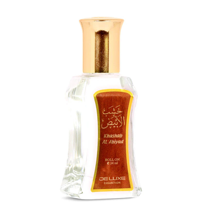 Hamidi Deluxe Collection Khashab Al Abiyad Roll On 24ml For Men & Women