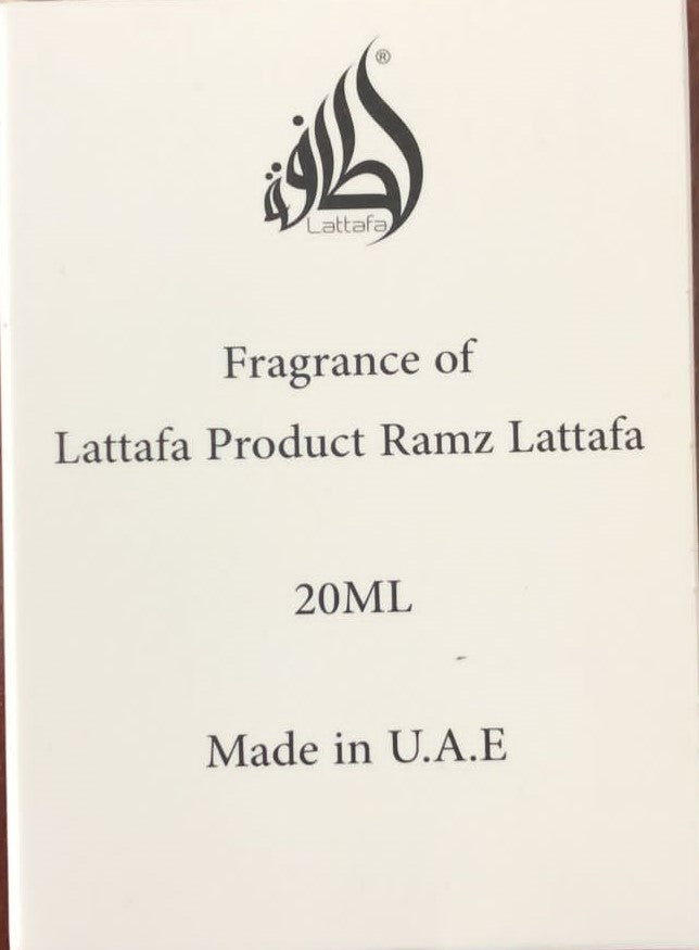 Lattafa Ramz Gold Tester Eau De Parfum 20 ml