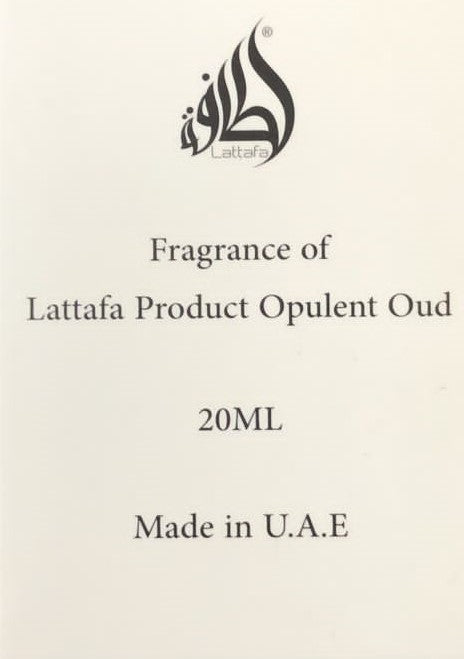 Lattafa Opulent Oud Eau De Parfum 20 ml